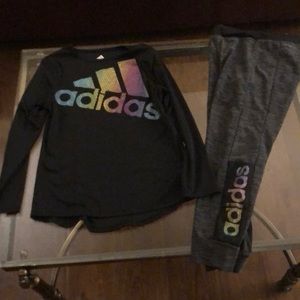 Girls Adidas set